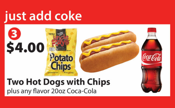Coke and Hotdog