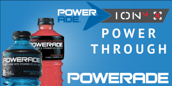 Powerade Blue Background